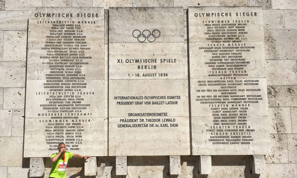 Olympia Sieger von 1936 im Olympiastadion Berlin