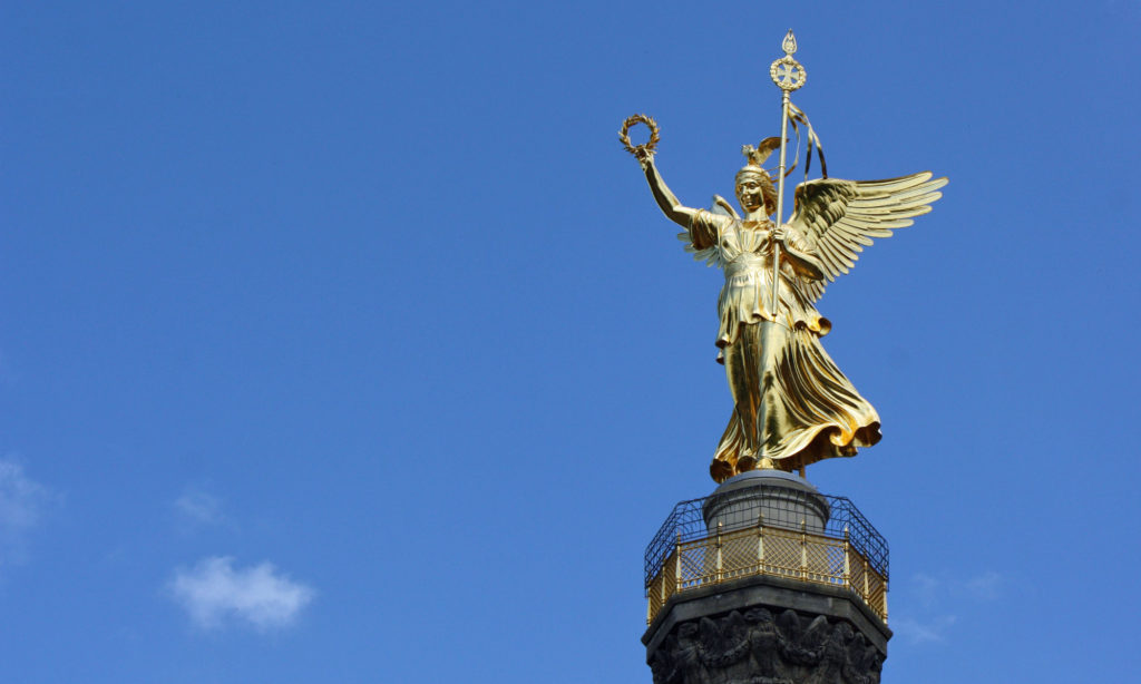 Goldelse auf der Siegessäule